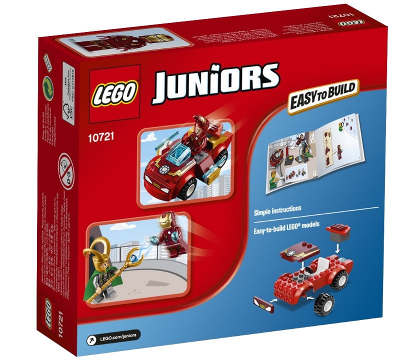 Lego Juniors. Лего Джуниорс. Железный человек против Локи  